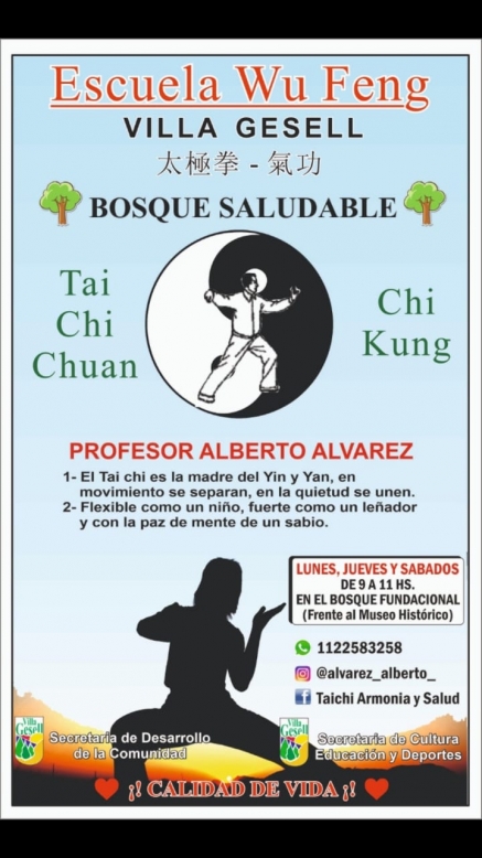 CLASES GRATUITAS DE TAI CHI CHUAN Y CHI KUNG